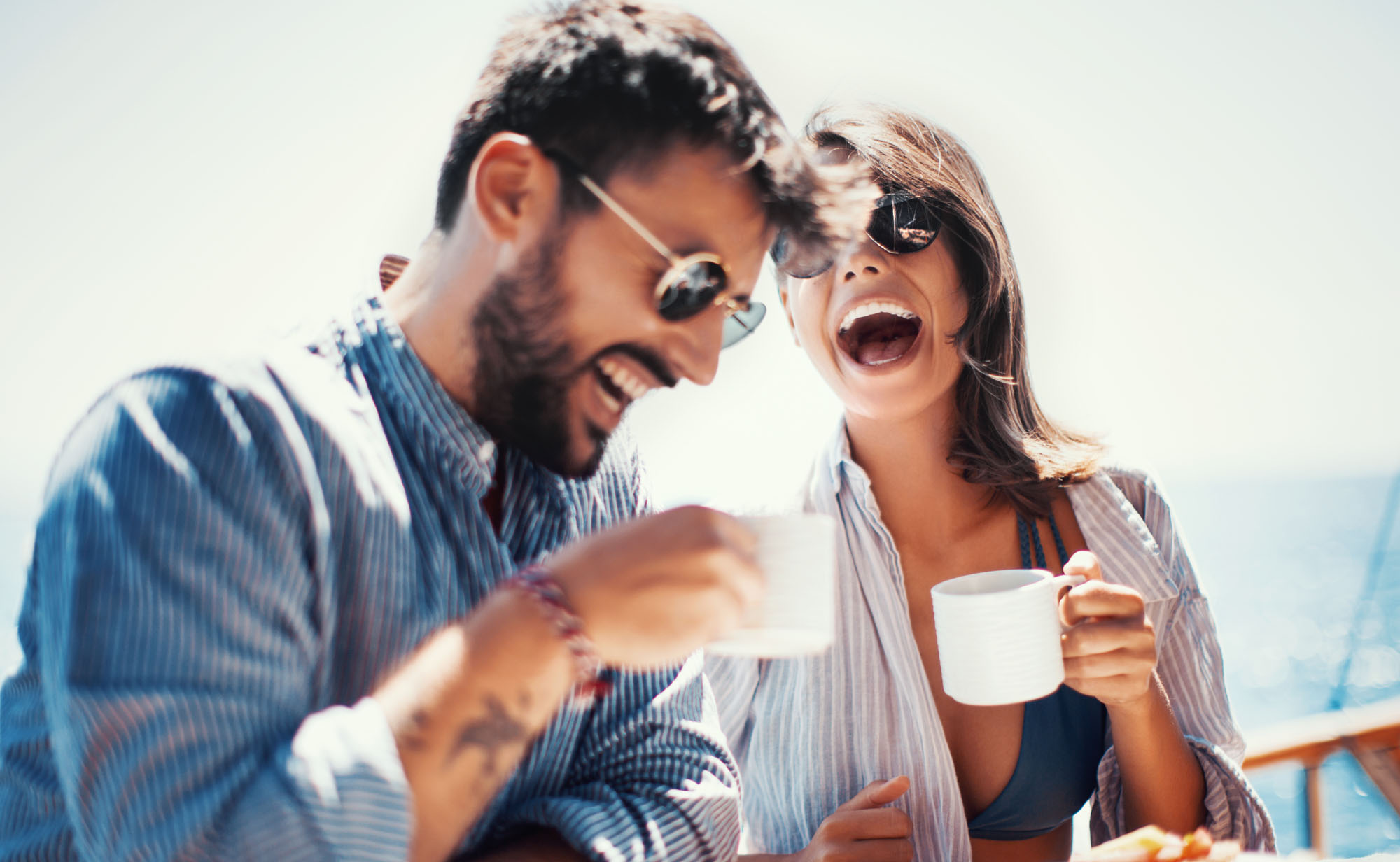 Couple Enjoying Coffee