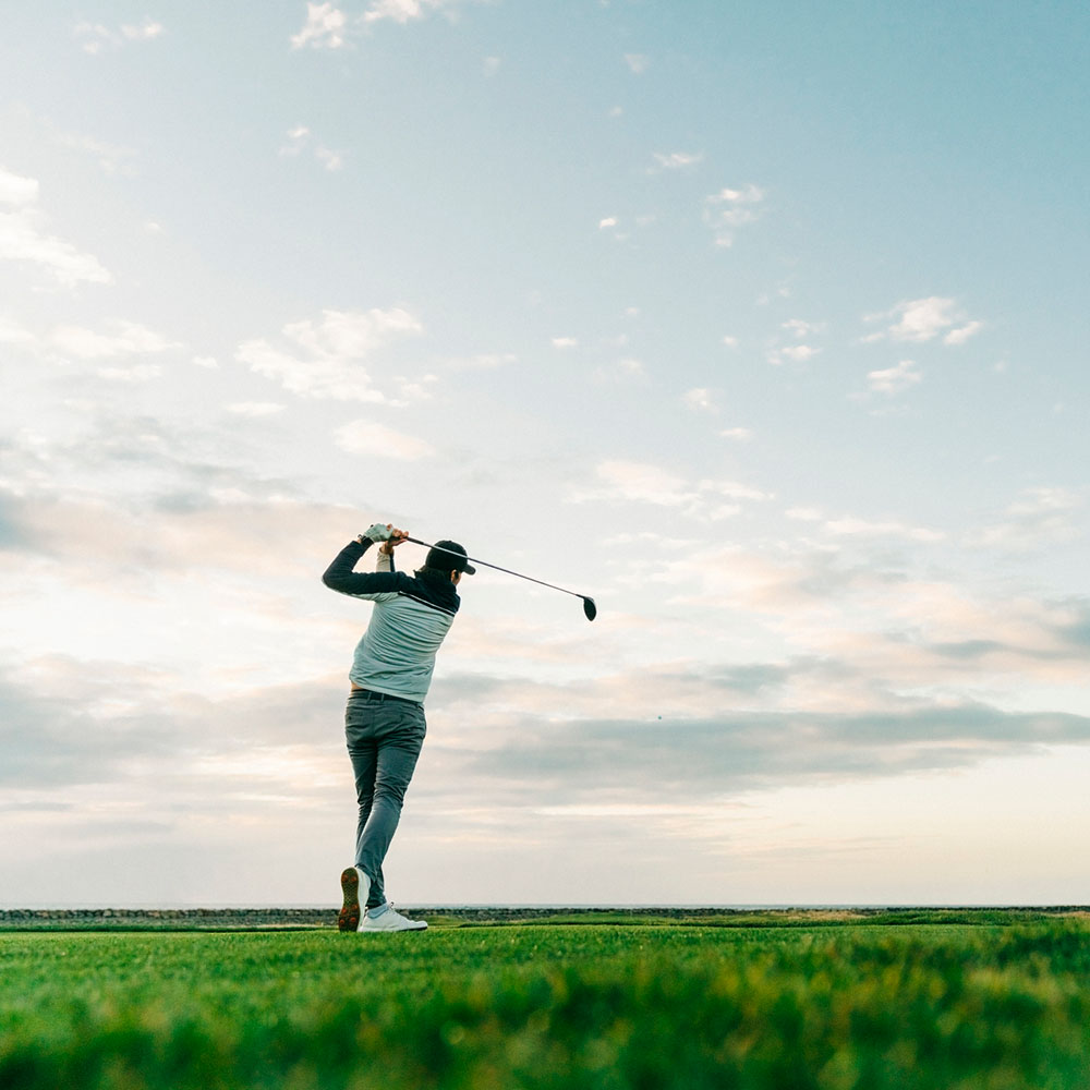 Men Playing Golf